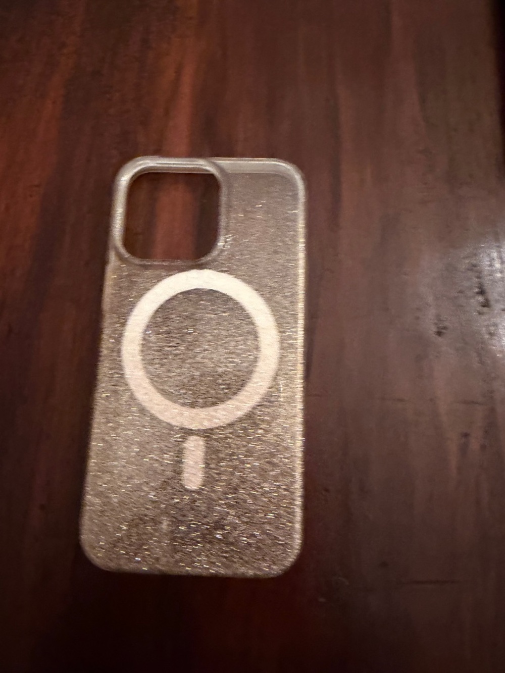 Kate Spade New York Iphone 16 Pro MagSafe Case- Gold Glitter